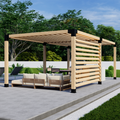 Free-Standing Patio Pergola Kit