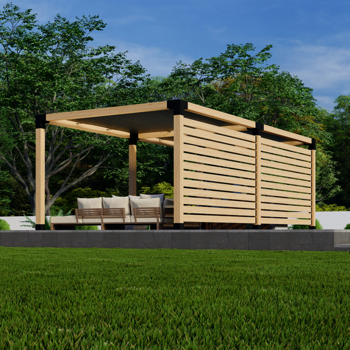 DIY Patio Pergola / Canopies Combo Kit
