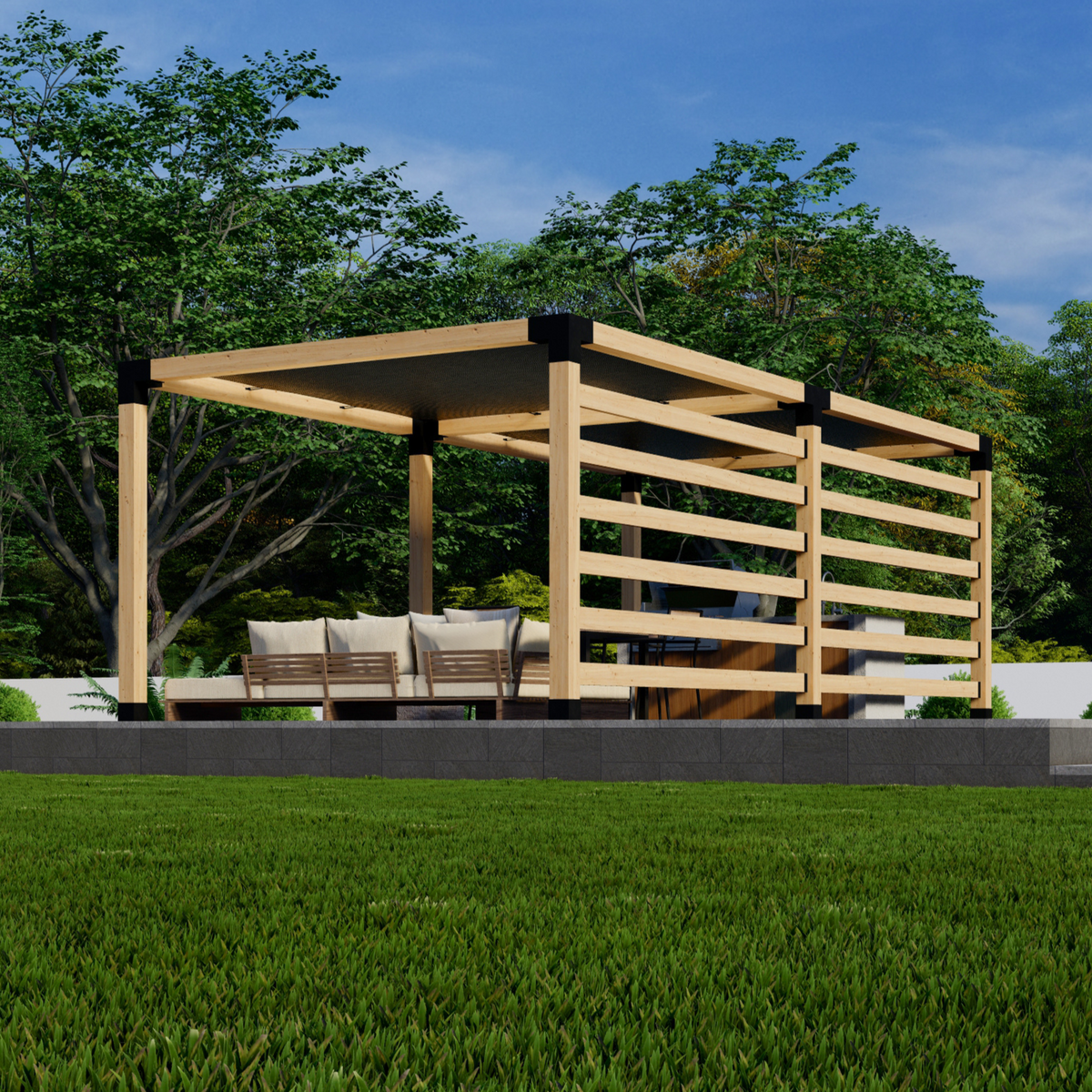 Back- or Side-Yard Pergola Kit