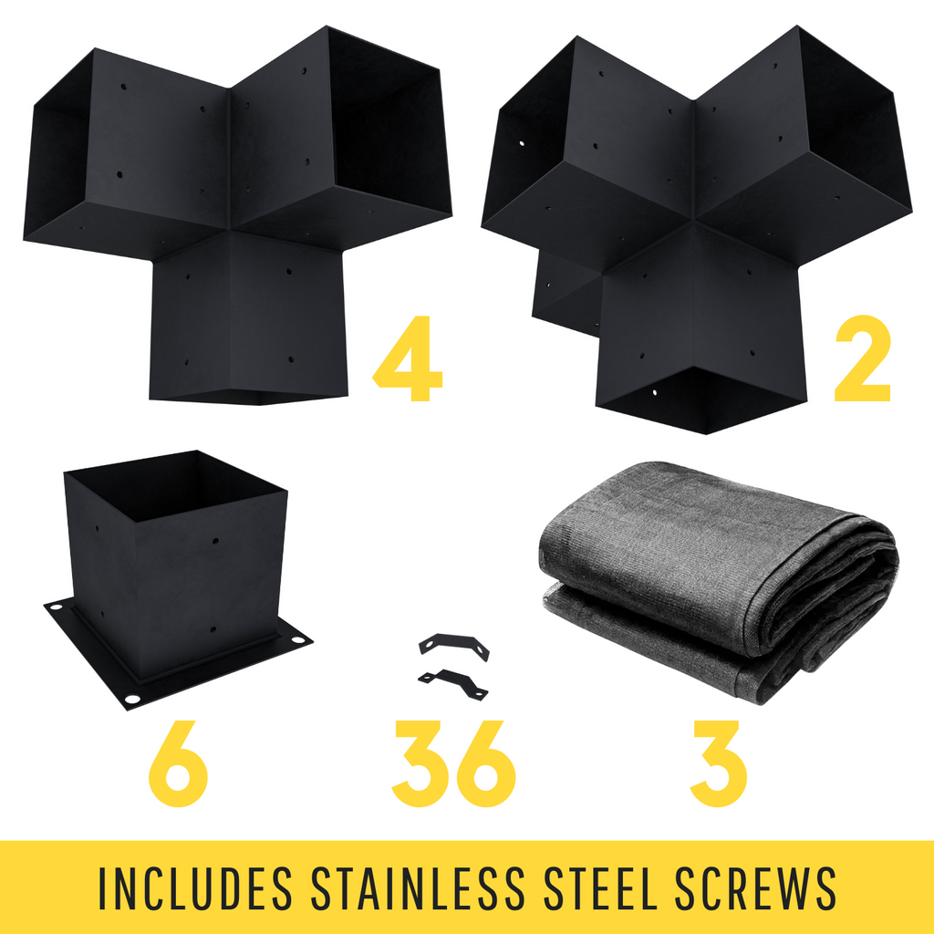 Covered Pergola Side Shade Kit