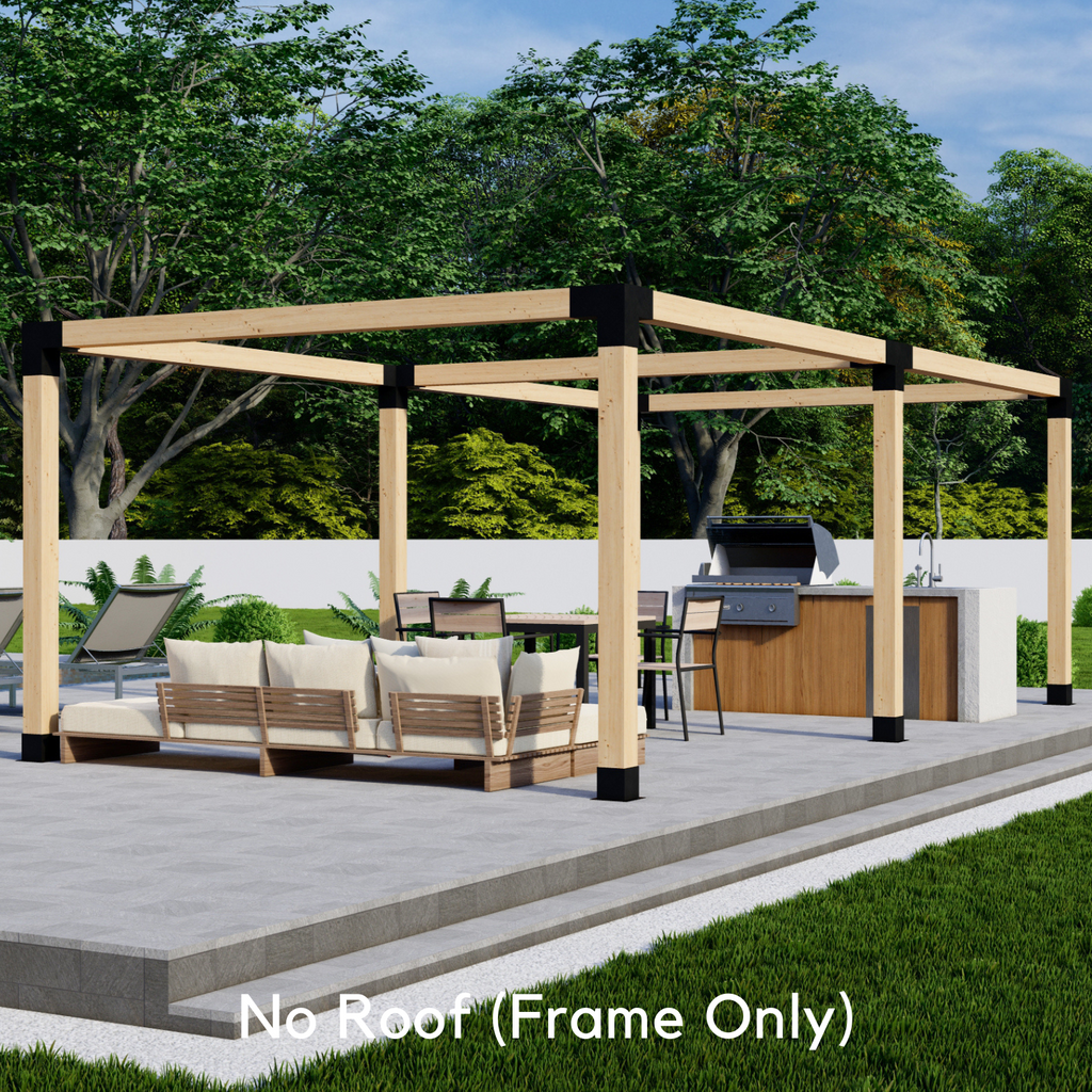 Pergola autoportante 15' x 10' avec toit