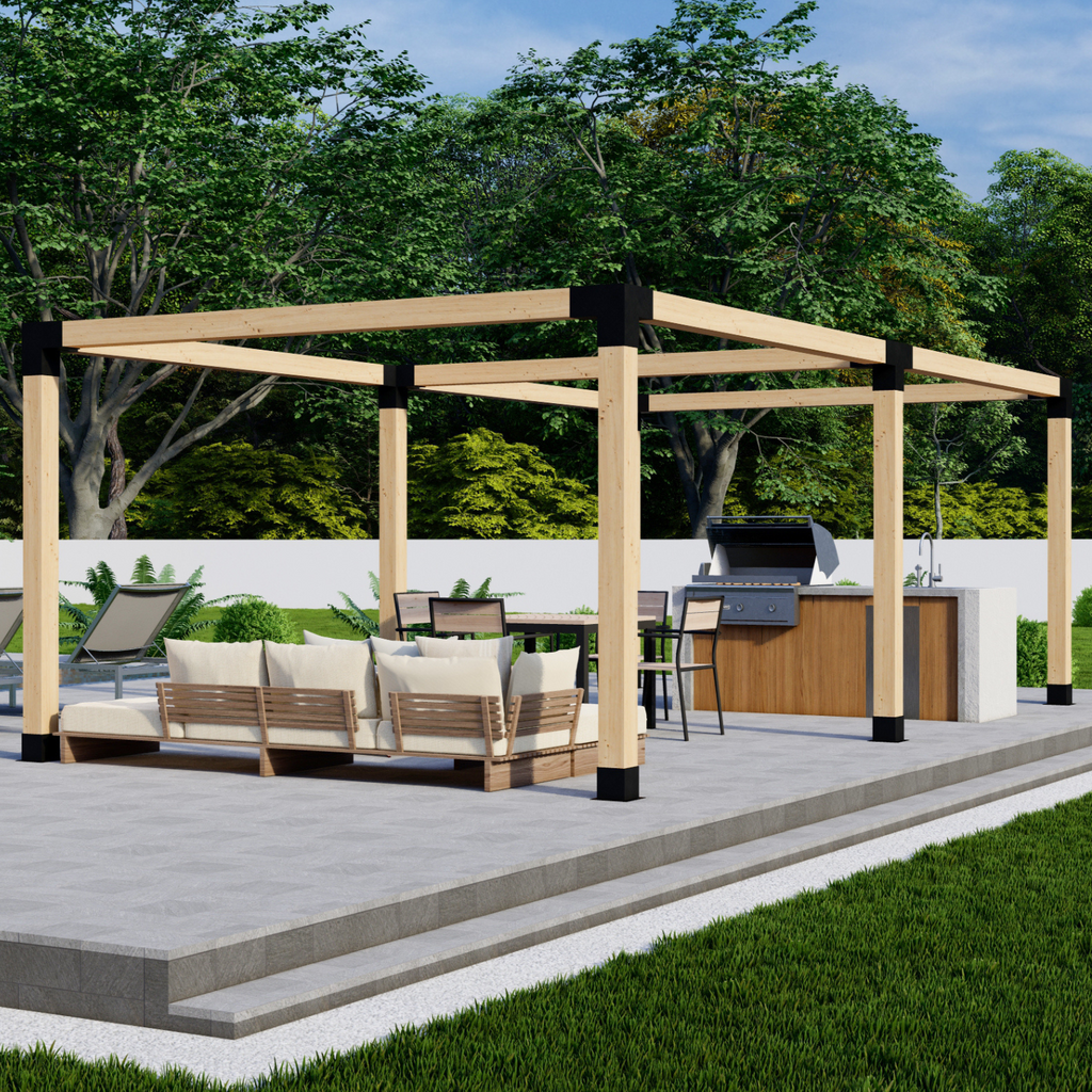 Bracket Kit for a Timber Frame Pergola