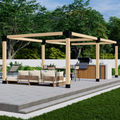 Bracket Kit for a Timber Frame Pergola