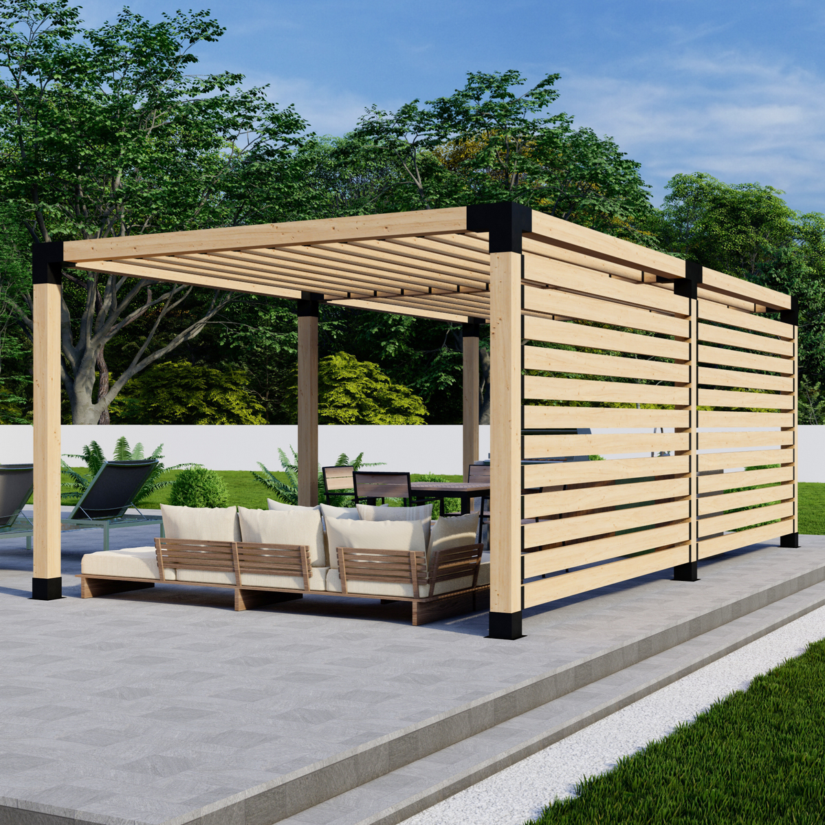 Back- or Front-Yard Pergola Kit - For Any Size Pergola