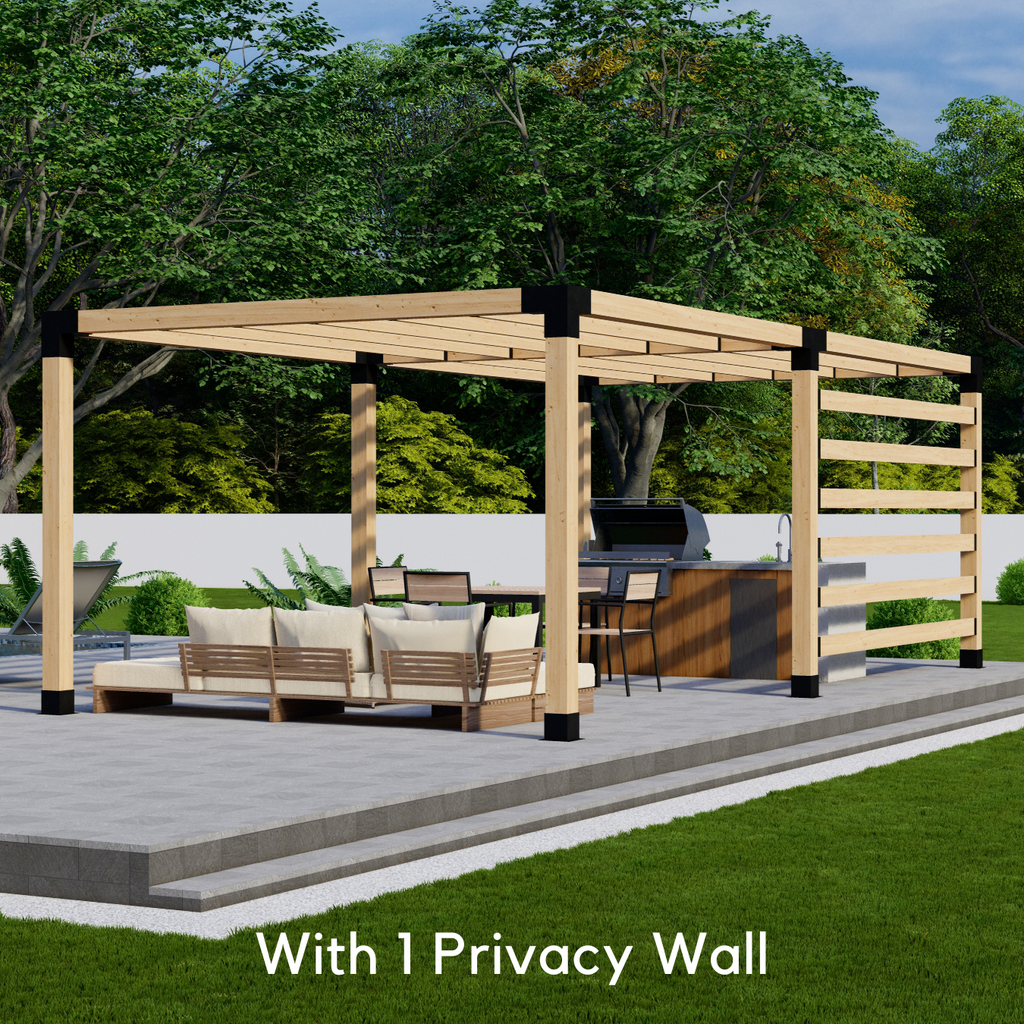 Modern Slatted Pergola Kit