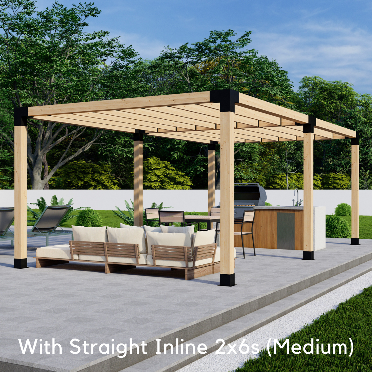 Bracket Kit for a Timber Frame Pergola