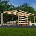 DIY Kit for Building a Pergola in the Backyard