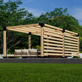 Kit for a Pergola With Side Walls and Roof