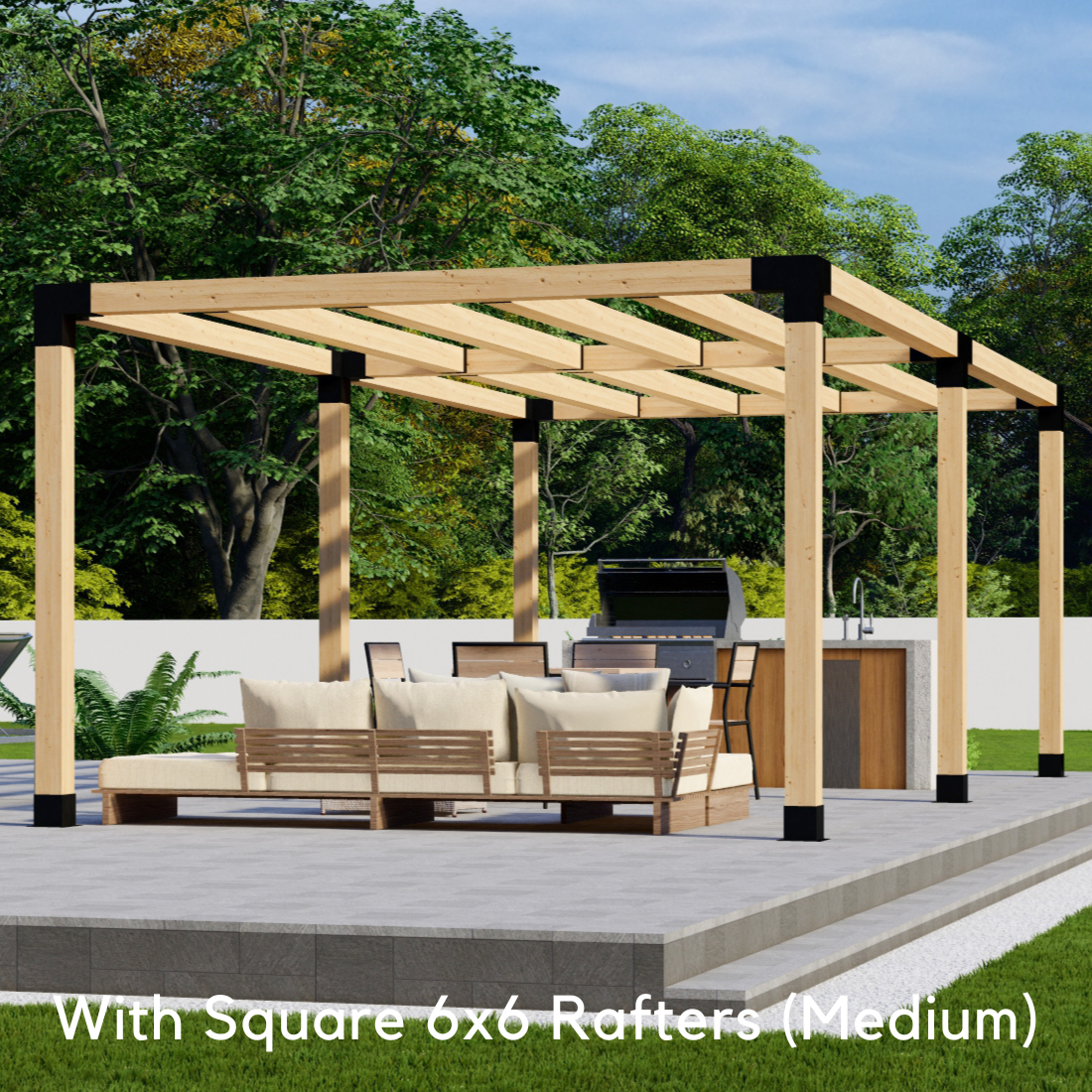 Bracket Kit for a Timber Frame Pergola