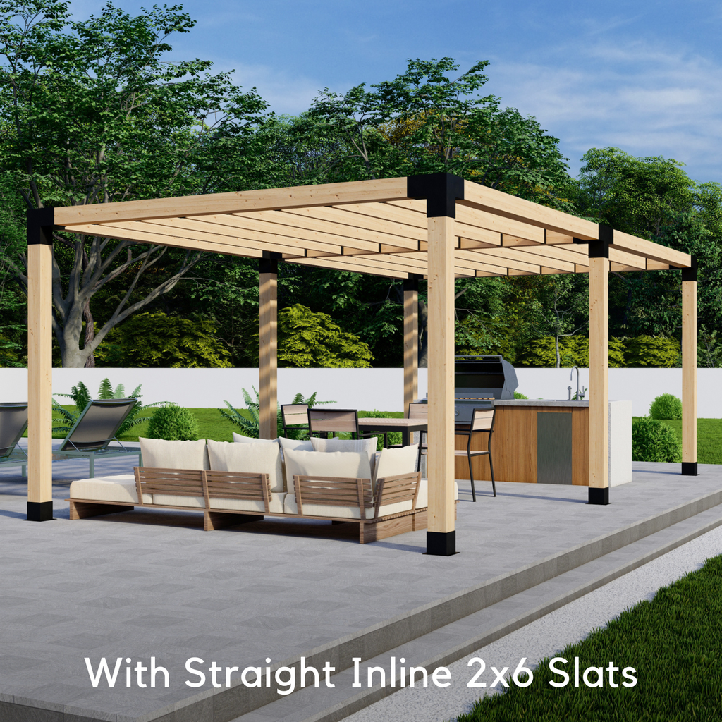 Pergola autoportante 15' x 10' avec toit