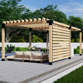 Kit for a Free-Standing Pergola on Pavers / Concrete