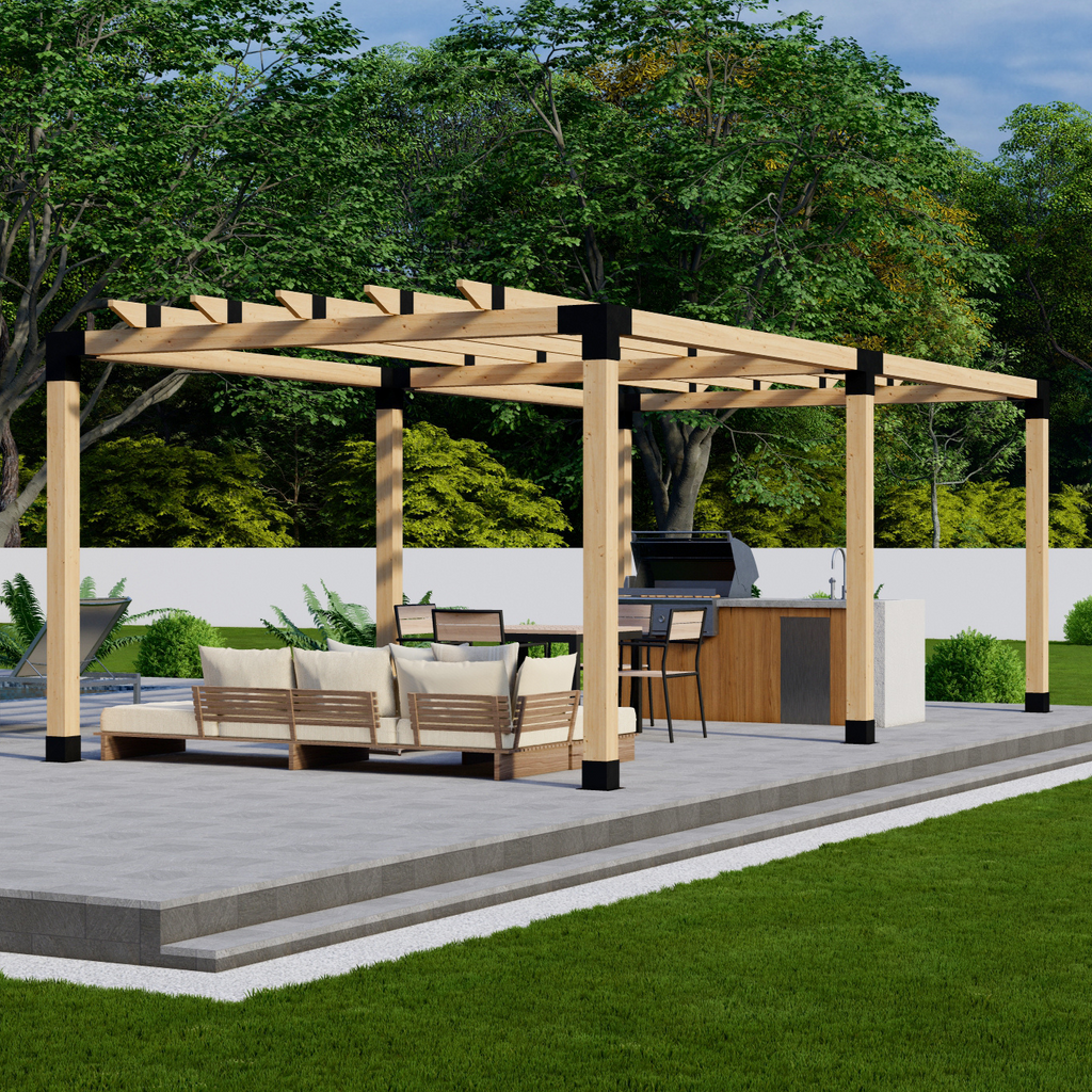 Zen's Best DIY Pergola Kit for a Low-Cost Pergola