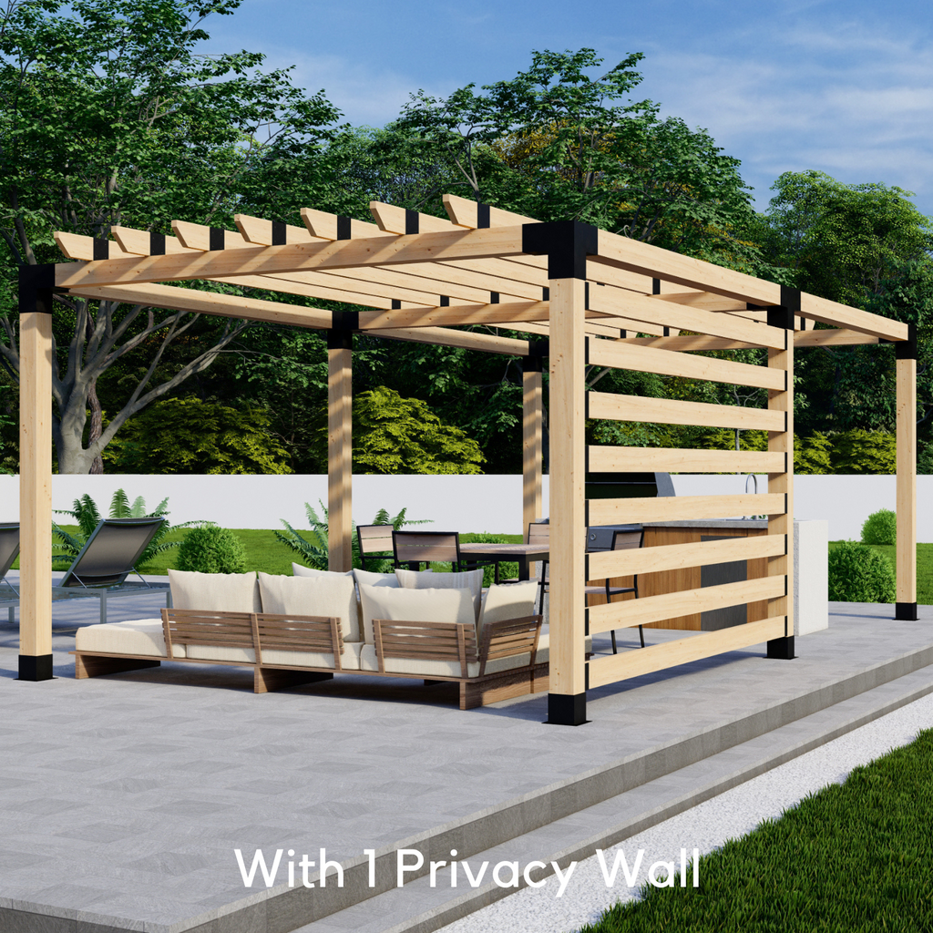 DIY Pergola Kit (Steel Brackets & Hardware)
