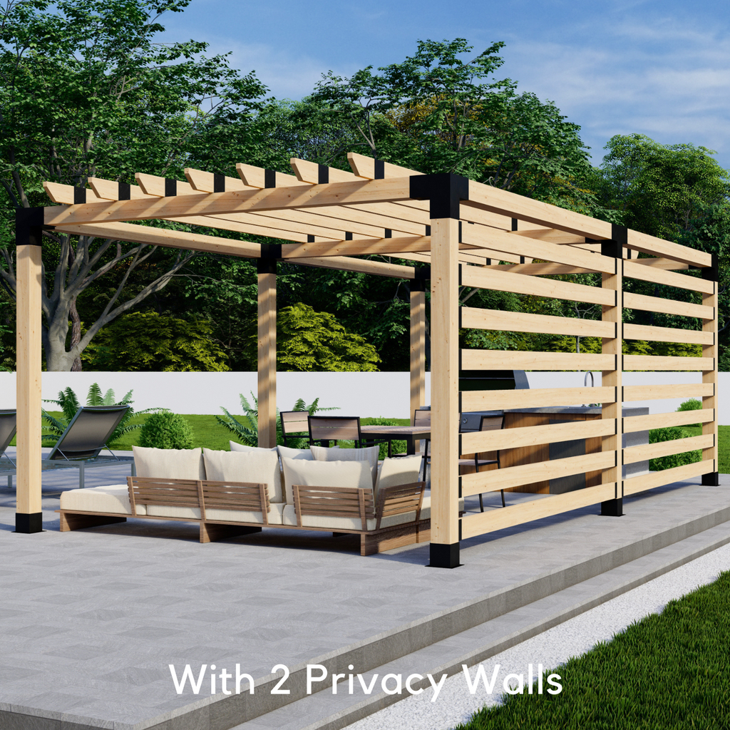DIY Pergola Kit (Steel Brackets & Hardware)