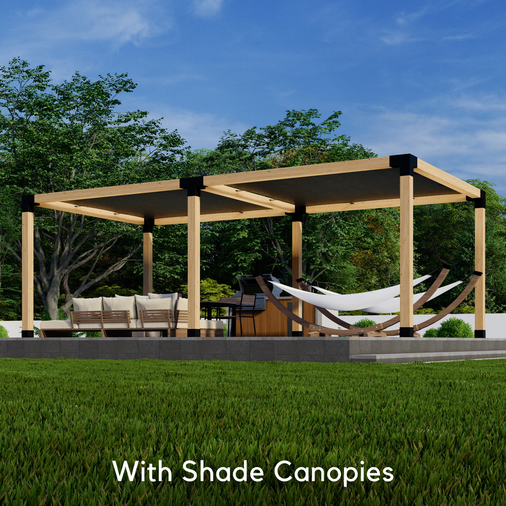 Pergola autoportante 8' x 16' avec toit