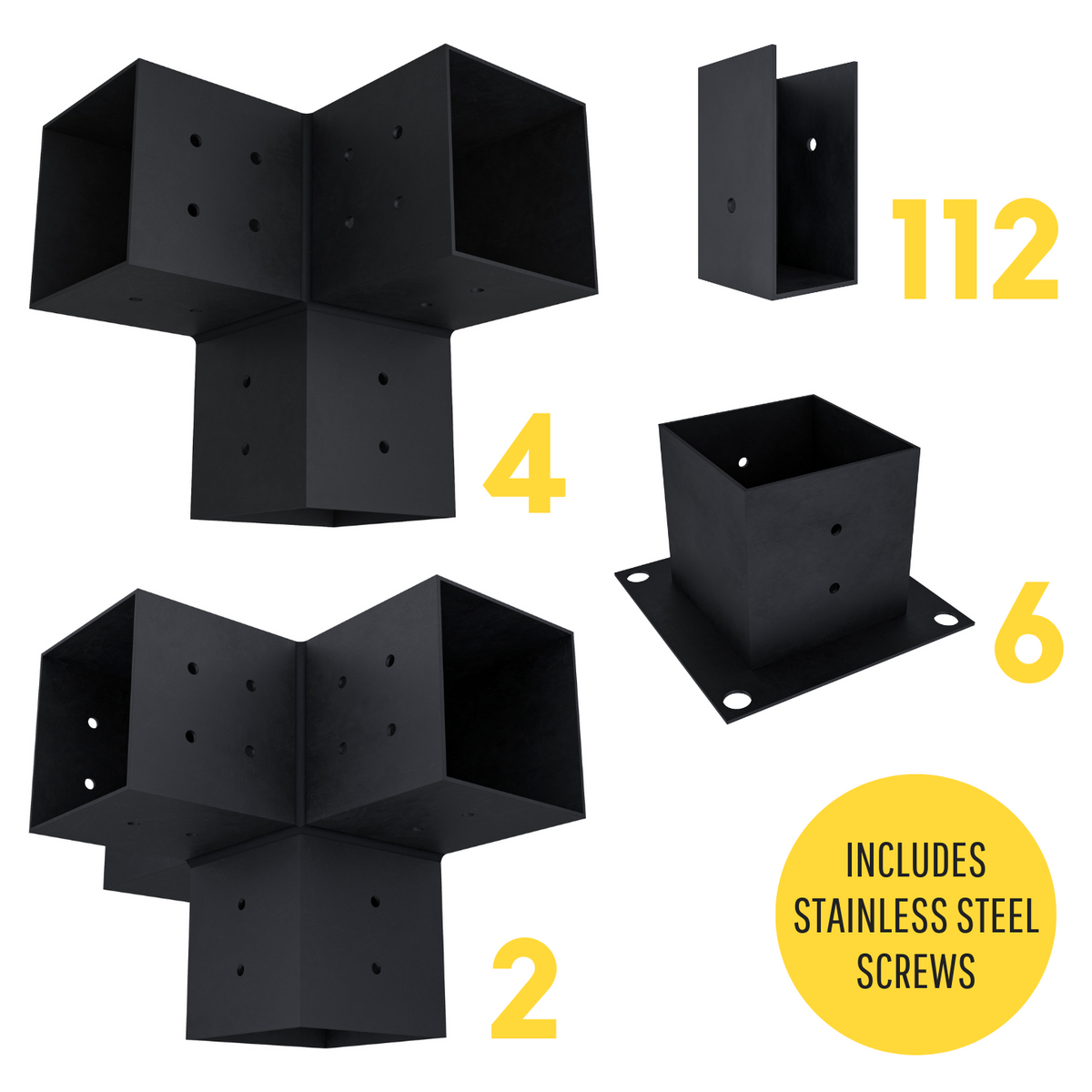 Custom Pergola Brackets DIY Kit