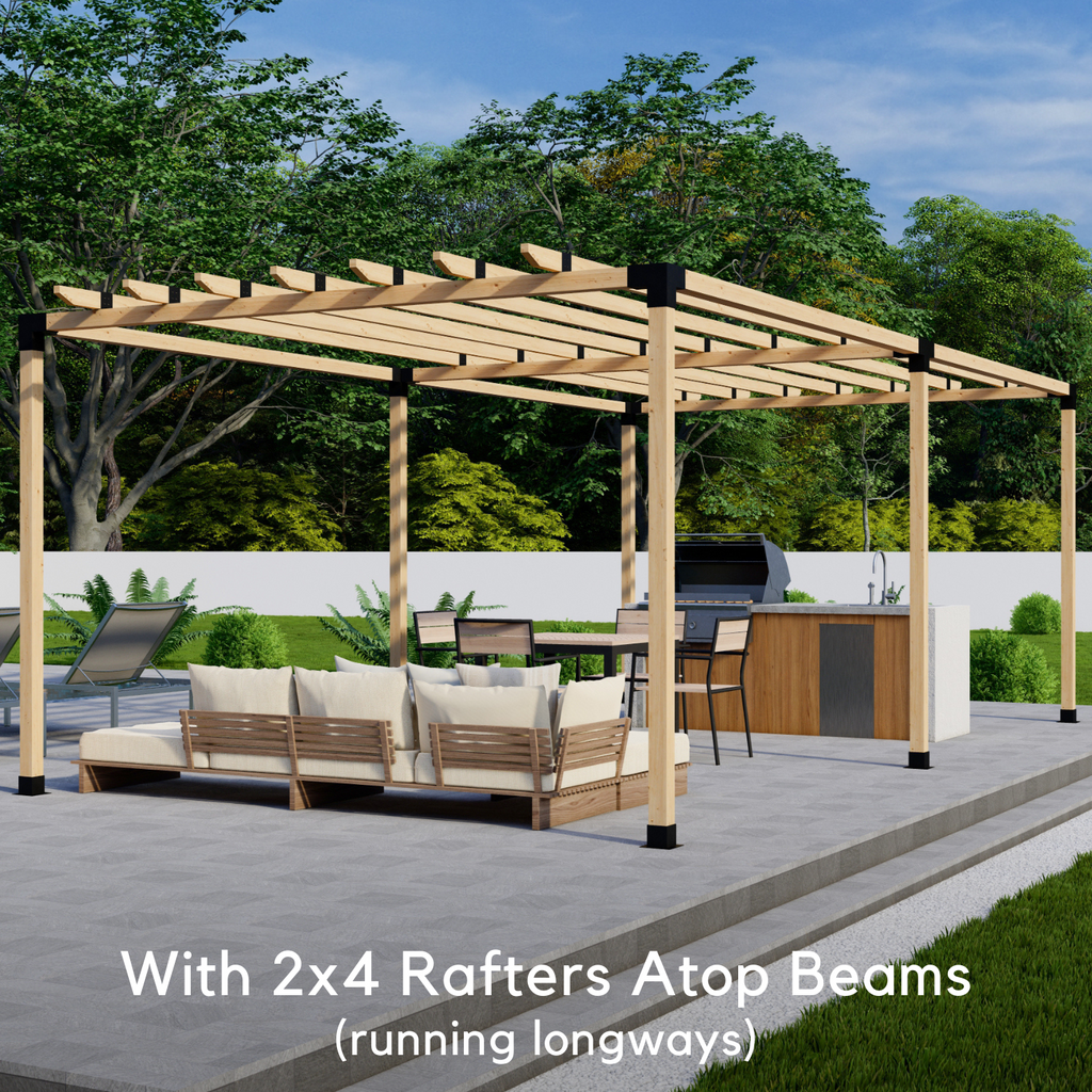 Kit de pergola autoportante 18x10 avec toit