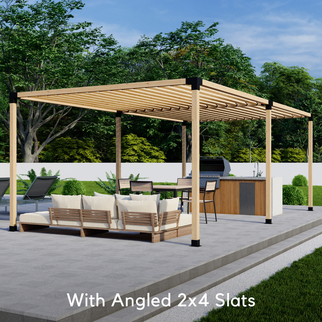 Kit de pergola autoportante 15x10 avec toit