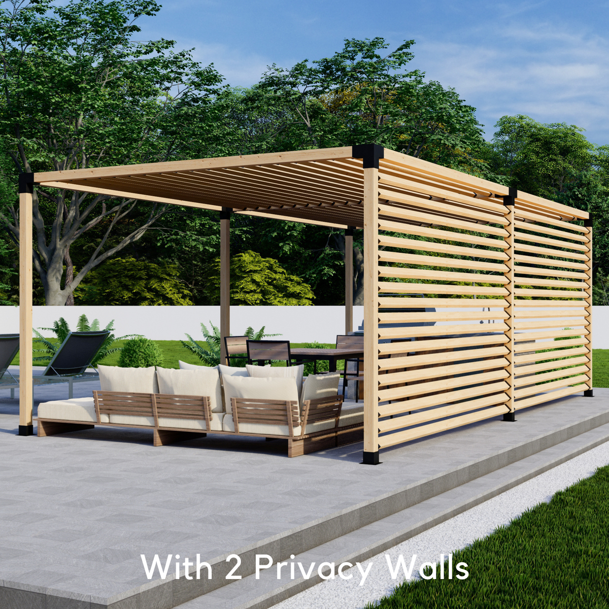 Bracket Kit to Build a Free-Standing Timber Pergola