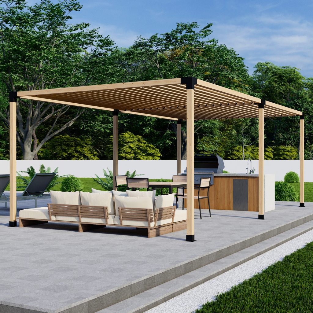 Bracket Kit to Build a Free-Standing Timber Pergola