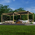 20 x 8 Pergola with Canopies