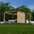 DIY Pergola Kit w/ Shades for Pergola Roof