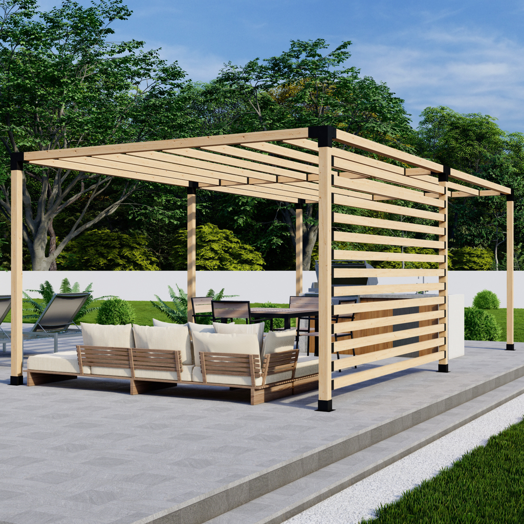 Kit for Building an Outdoor Pergola