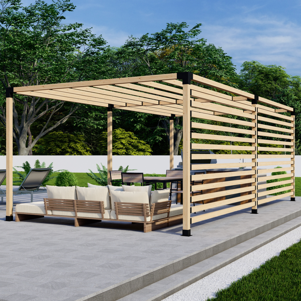 DIY Stand-Alone Pergola Kit
