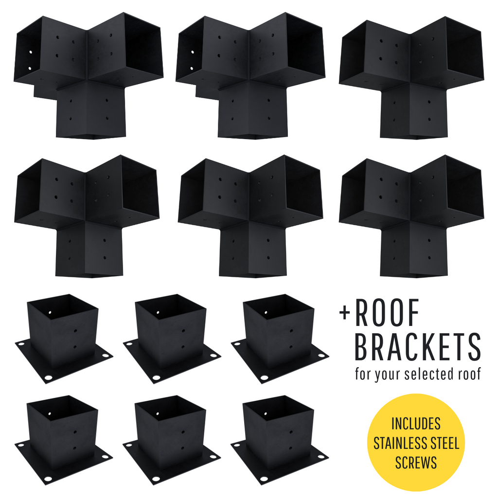 Kit de pergola autoportante 16x10 avec toit