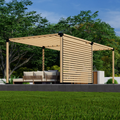 Kit for a Large Pergola With Roof
