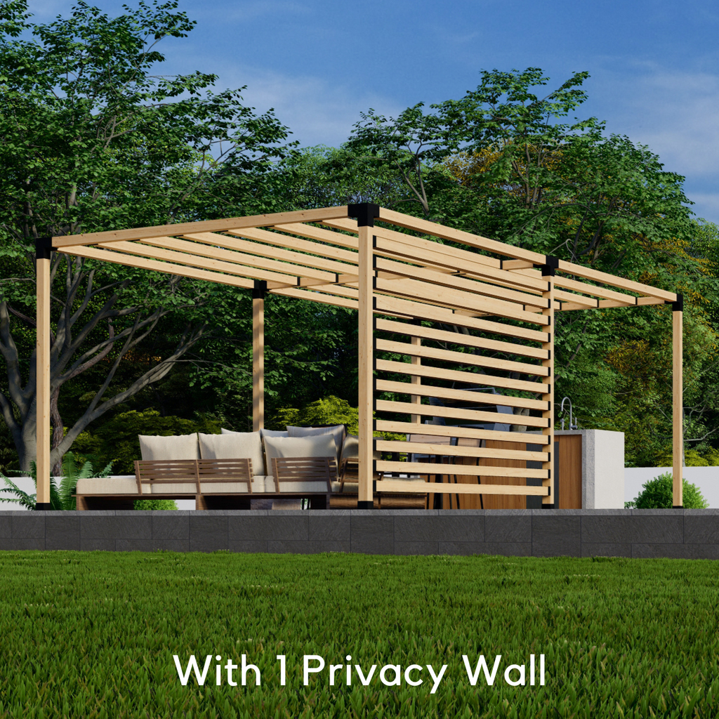 Bracket Kit for Building a Wood Modern Pergola
