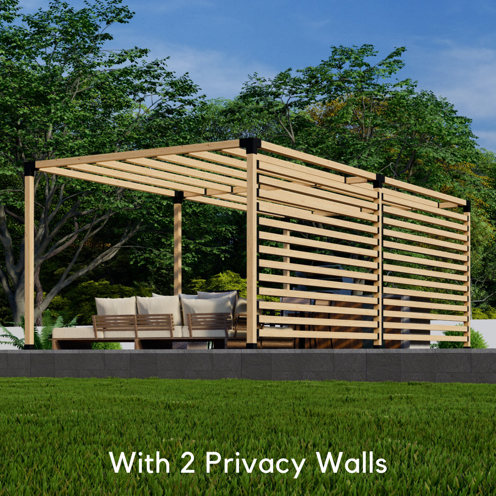 Bracket Kit for Building a Wood Modern Pergola