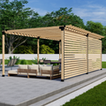 Bracket Kit for a Wood Shade Structure (Pergola)