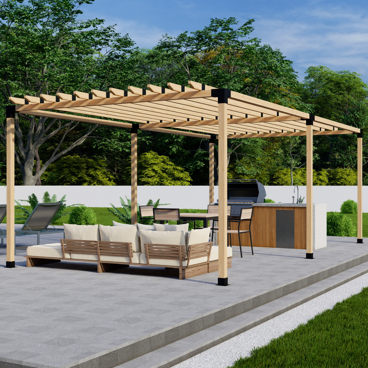 Easy-to-Assemble Pergola Kit