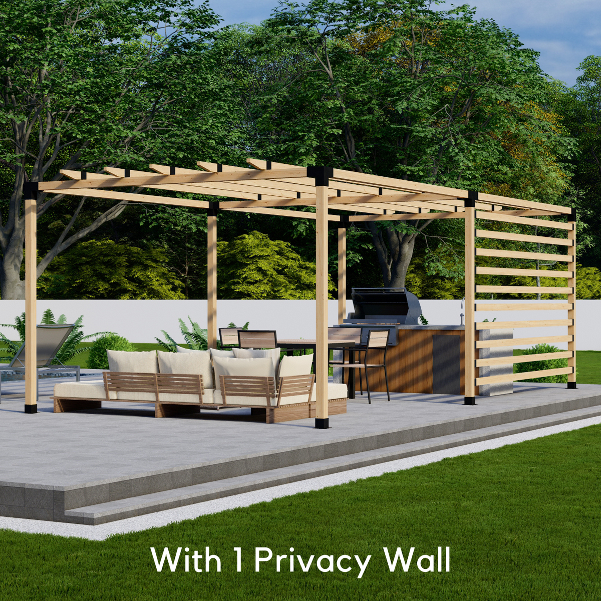 Outdoor Wood Pergola Kit