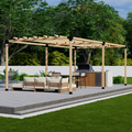 Outdoor Wood Pergola Kit