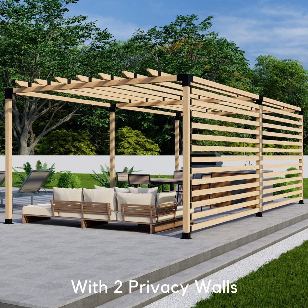 Bracket Kit for a Wood / Cedar Pergola With Roof