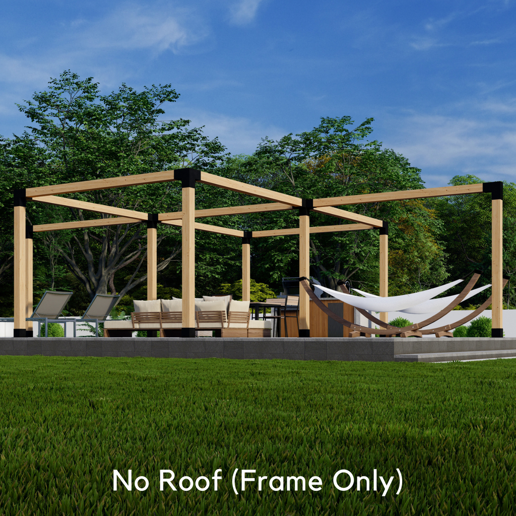 Hexagon Pergola Kit - For a Freestanding Pergola Up to 36' x 24'