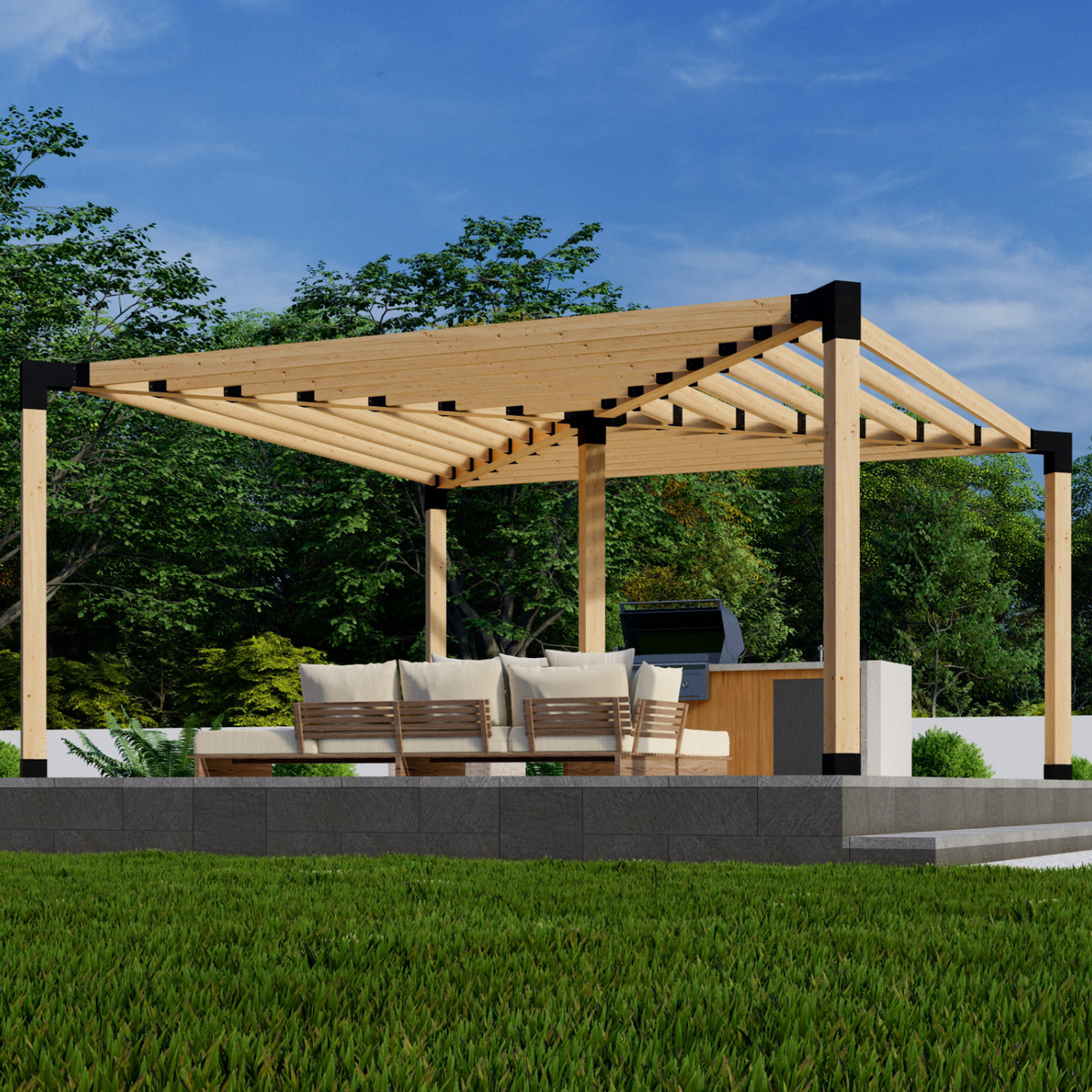Custom Size Pergola Kit