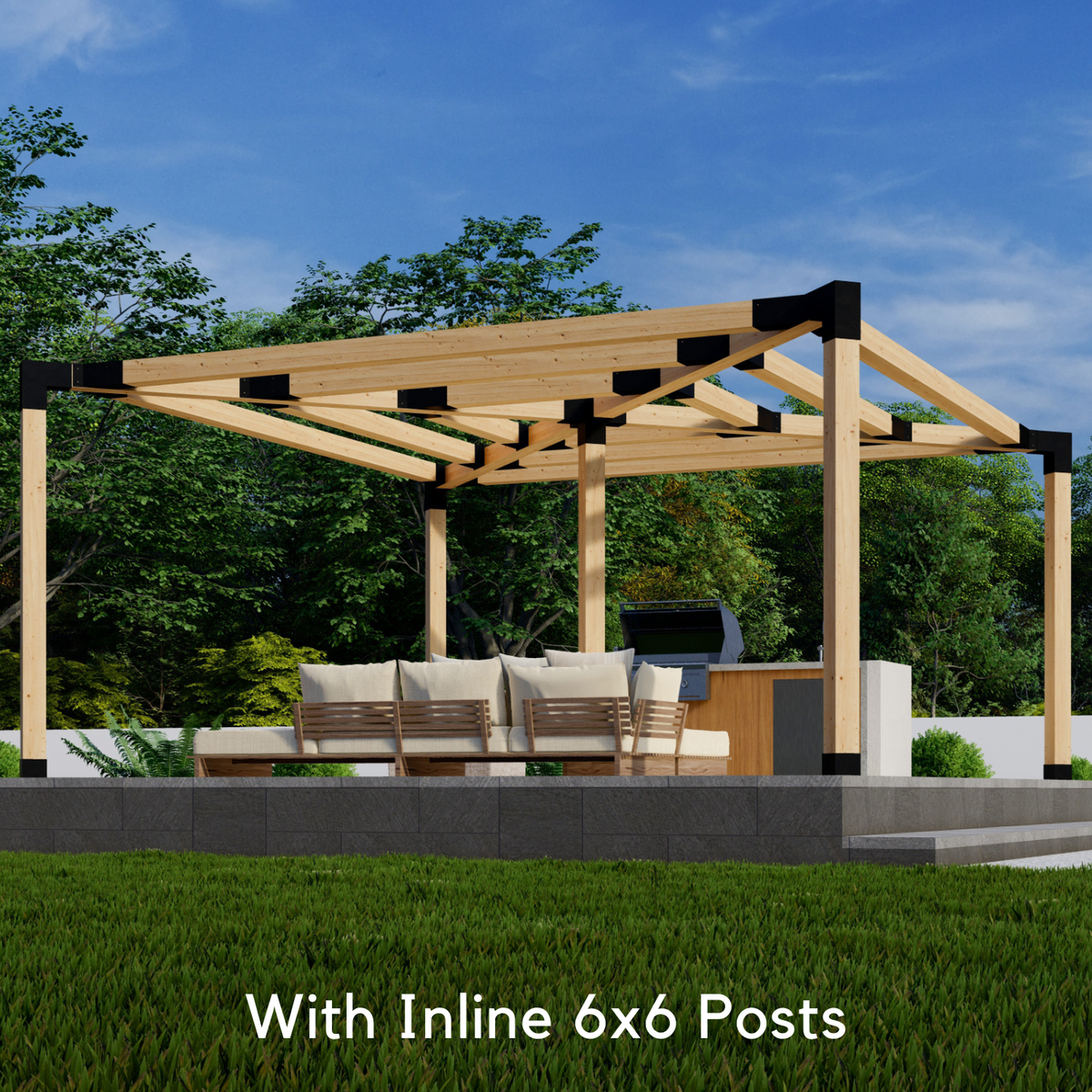 Custom Size Pergola Kit