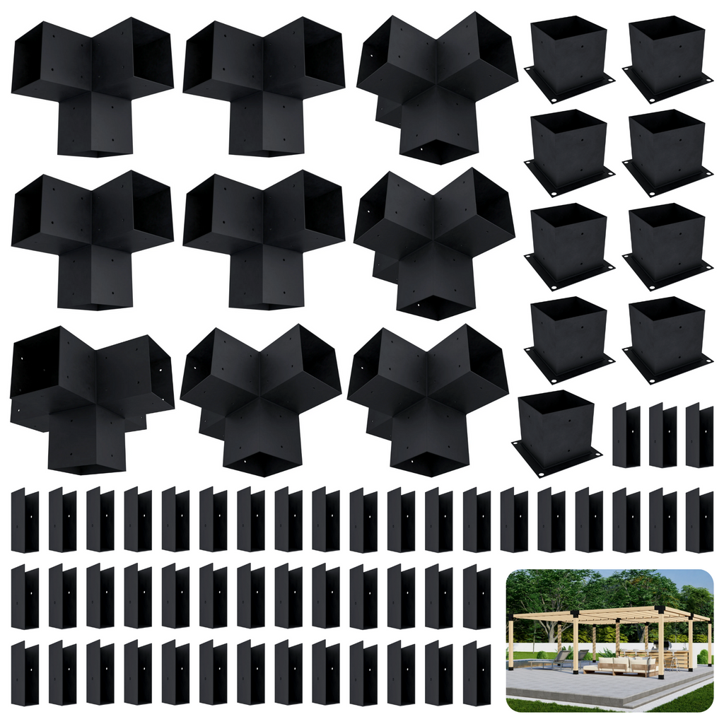 Pergola autoportante 22' x 20' avec toit
