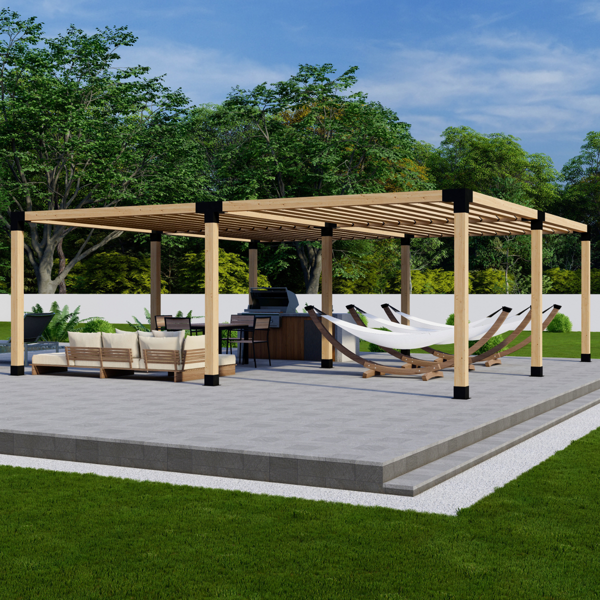 DIY Pergola Kit for 6x6 Wood Posts