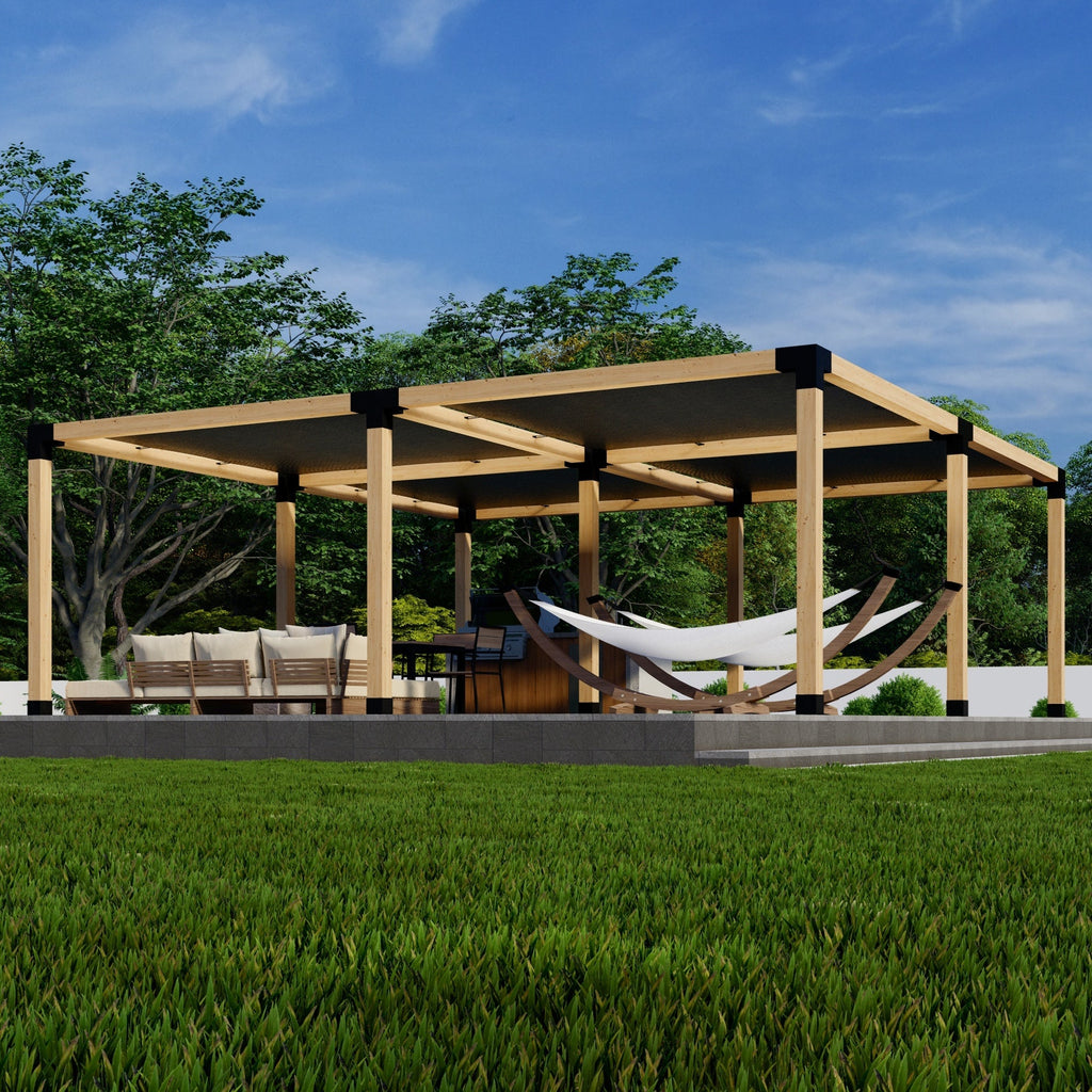 Pergola With Sunshade Kit
