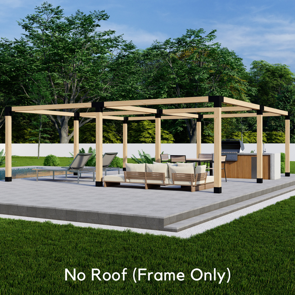 Pergola Post Brackets Kit - For Any Size Pergola