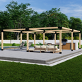 Pergola Post Brackets Kit - For Any Size Pergola
