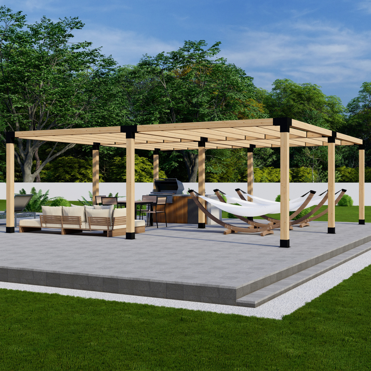 DIY Hardware Kit for Making a Pergola
