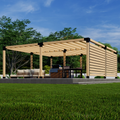 Backyard Patio Pergola Kit