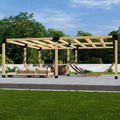 DIY Bracket Kit to Build a Patio Pergola With Roof