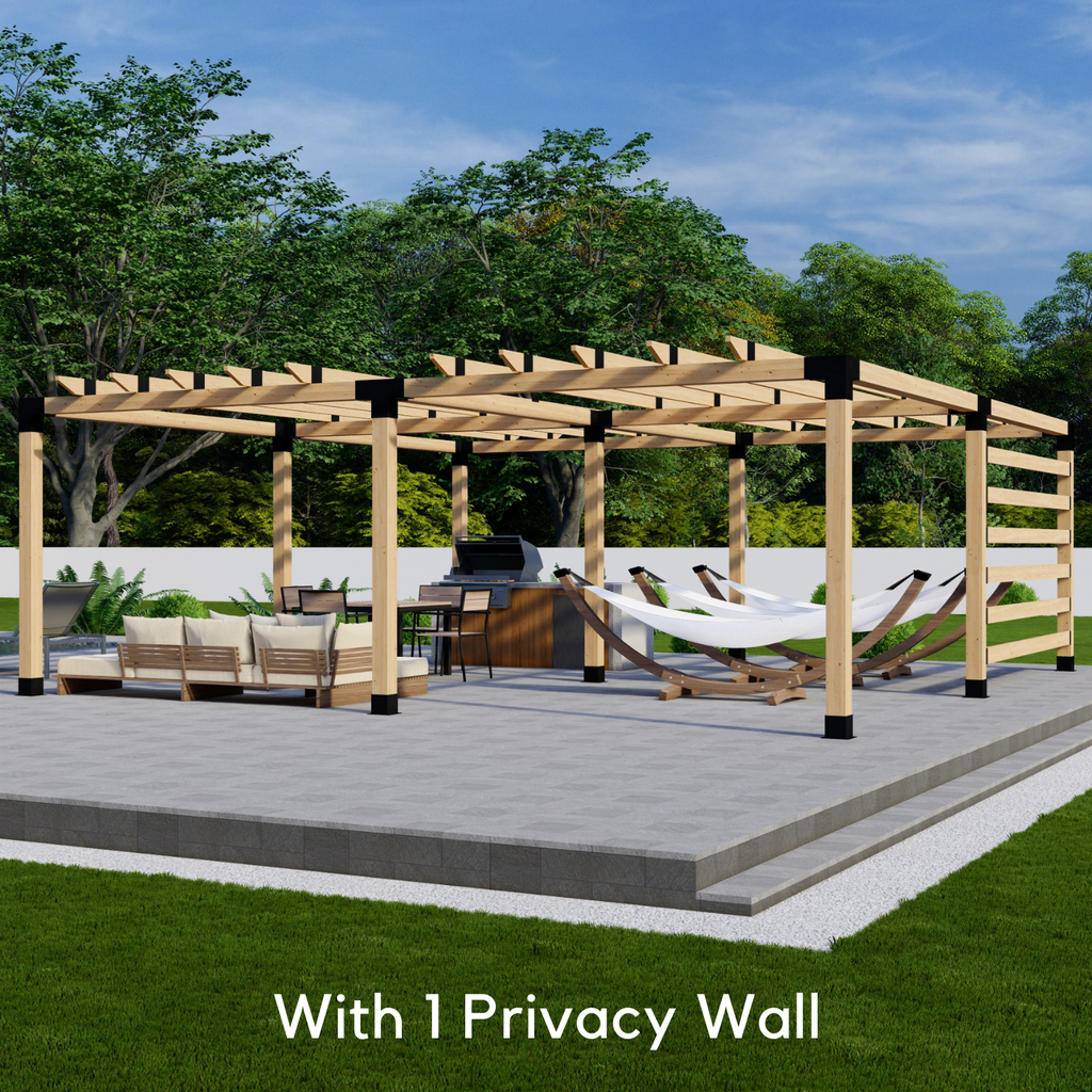 DIY Bracket Kit for Building a Pergola