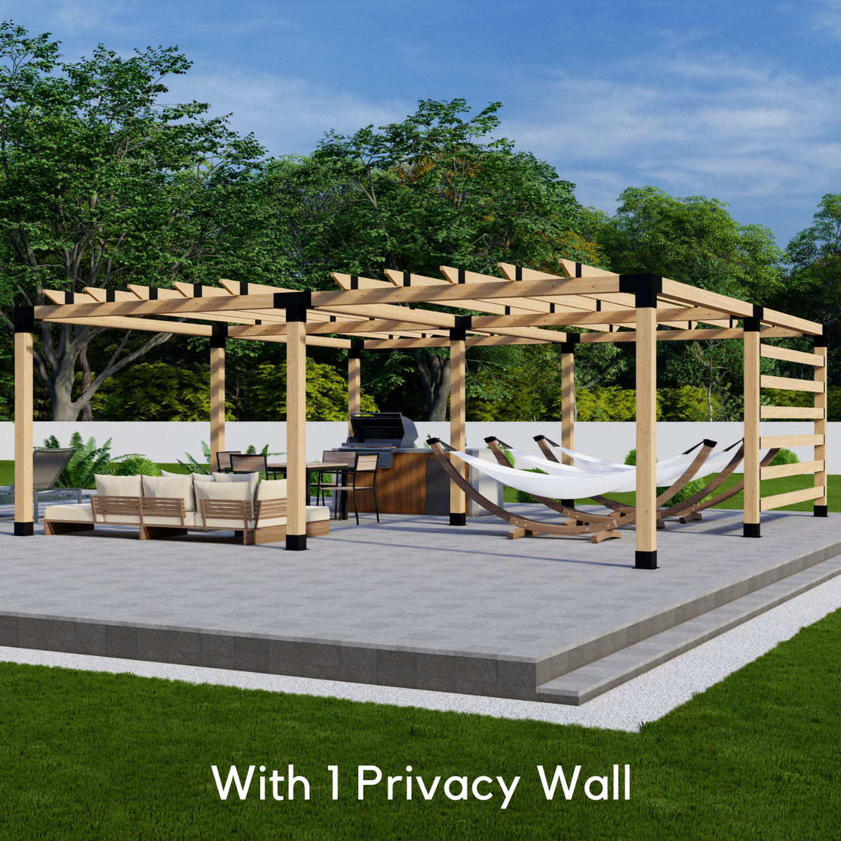 DIY Bracket Kit for Building a Pergola